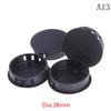 Dia. 5mm-38mm Silicone Rubber Snap-on Blanking Bore Plugs Hole Stopper Round Tube Pipe End Caps Sealing Dust-proof Waterproof