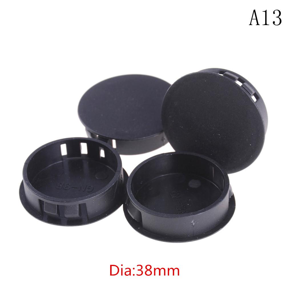 Dia. 5mm-38mm Silicone Rubber Snap-on Blanking Bore Plugs Hole Stopper Round Tube Pipe End Caps Sealing Dust-proof Waterproof