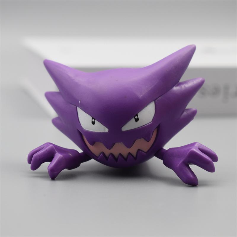 Cartoon Anime Figure Gengar Eevee Fuecoco Koraidon Psyduck Pikachu Desk Decoration PVC Model Doll Toys