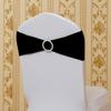 10Pcs Modern High Elastic Chair Sash Bow Ribbon Decors Back Tie Sashes Chair Bowknot  Mariage