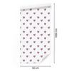 Heart Wallpaper White, Purple and Light Gray 50x1000