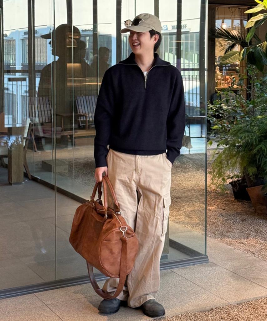 MINDBRIDGE [On][Select Zip-Up Or Round Neck] Hacci Knit Oversized Daily Knit - 6 Colors