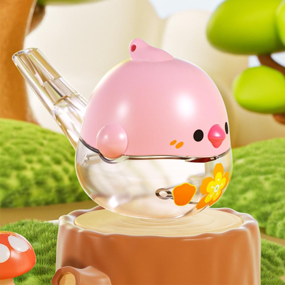 Transparent Whistle Mouth Muscle Training Music Instrument Cute Water Bird Whistle Children Toy