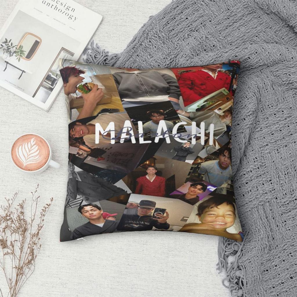 Malachi Barton Printing Pillowcases Cushion Cover Pillow Covers Soft and Sweet Seater Decor Zipper Multi Size
