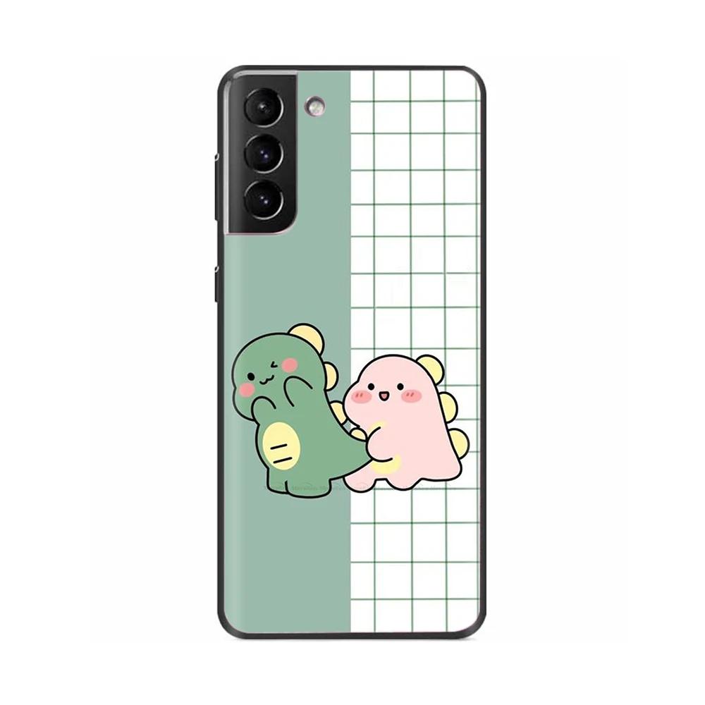 For Samsung S22 Ultra Phone Case Cute Panda Funda For Samsung Galaxy S22 Plus S 22 Ultra Cover Liquid Silicone Protective Coque