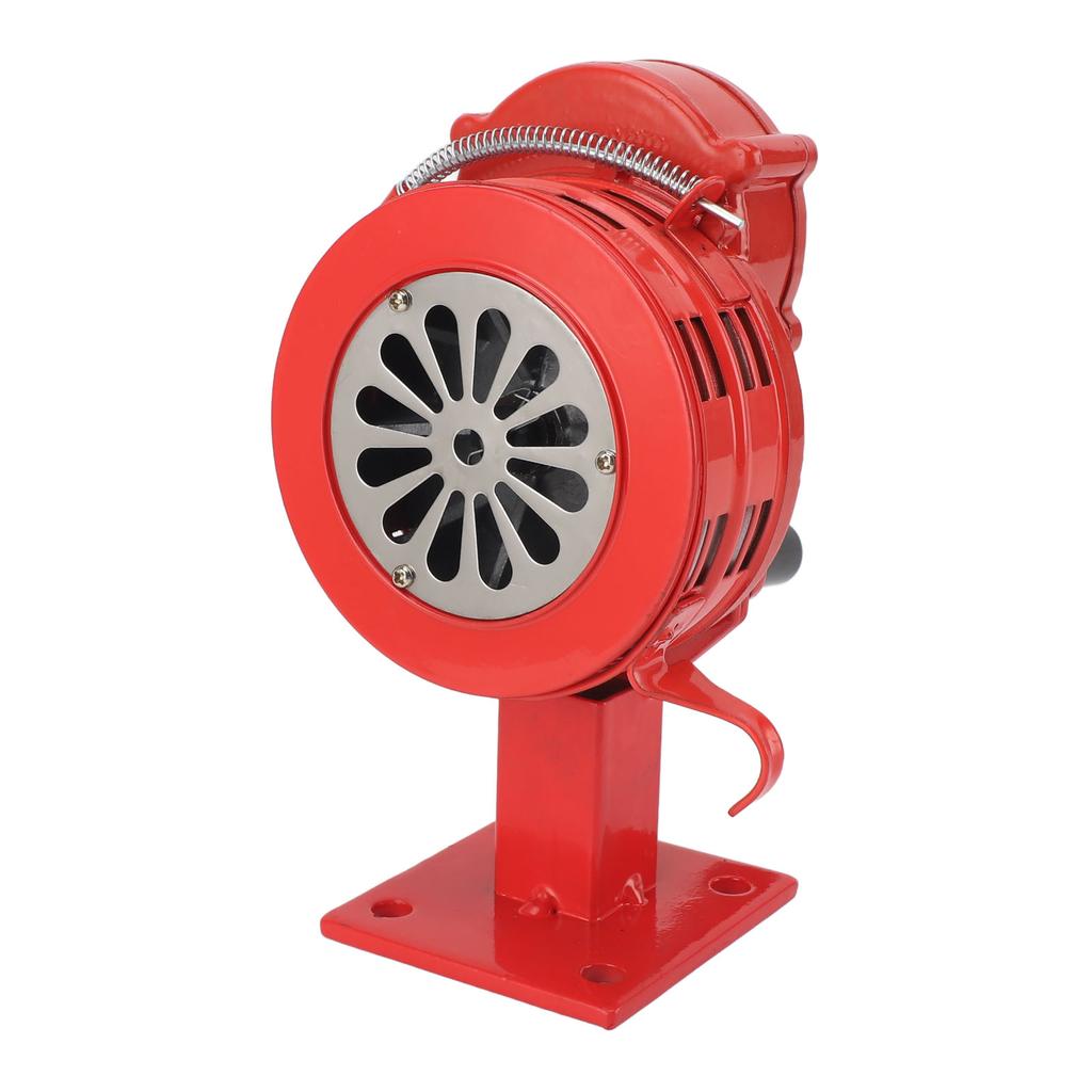 Hand Crank Siren Aluminium Alloy 110dB Loud Alarm Air Raid Tornado Siren Horns Alarm for Emergency