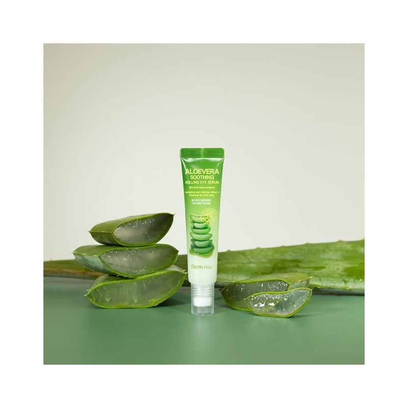 Farmstay Aloe Vera Beruhigendes Augenserum gegen rollende Augen, 25 ml