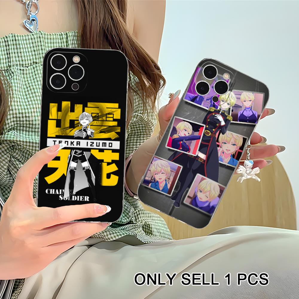 Mato seihei no slave Tenka Izumo Klare Handyhülle für iPhone 17 16 15 14 13 12 11 X XR XS Air Pro Max Plus Mini Bunte Hülle