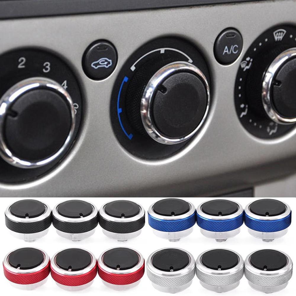 3Pcs Car AC Knob for Ford Focus 2 3 MK2 MK3 Sedan Hatchback for Mondeo Air Conditioning Heat Control Switch Knobs Accessories
