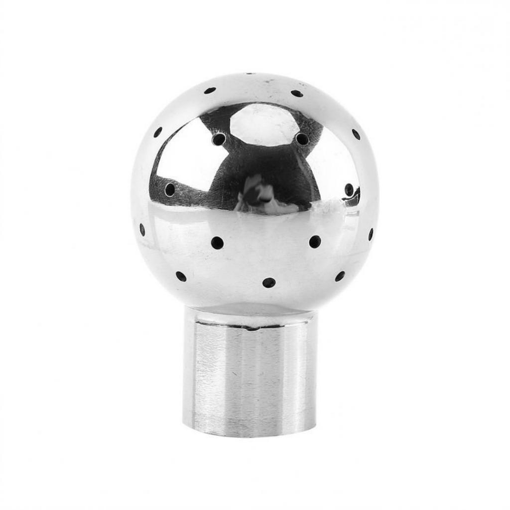 Spray Ball Stainless Steel Fixed Internal Thread Cleaning Ball For Food Pharmaceutical Industry High Pressure Wash