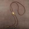 Bolo Tie for Men Star Hat Pendant Cowboy Bolo Ties Formal Shirt Accessory Vintage Bolo Tie Classical Country Necklace