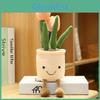 Plush Succulent Plant Series Tulip Plush Toy With Cartoon Design For Living Room Decor