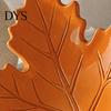 Resin Soap Holder for Bathroom Creative Simulated Maple Leaf Dish, Quick Drainage Laundry Decorative Tray Vanity Soap, Stylish Kitchen Counter Modern