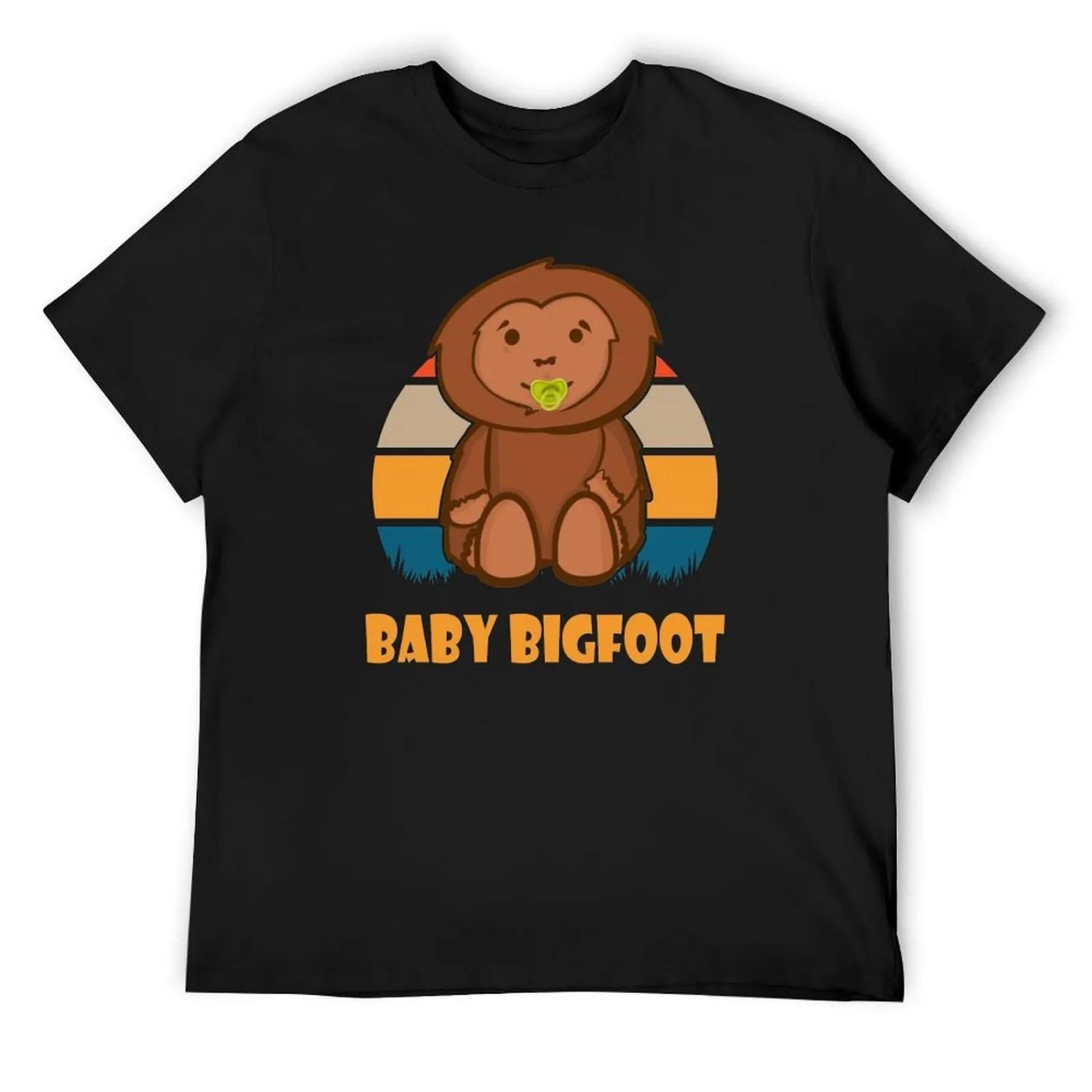 Baby Bigfoot T-Shirt shirts graphic tees funny costumes summer top tee shirts for men S