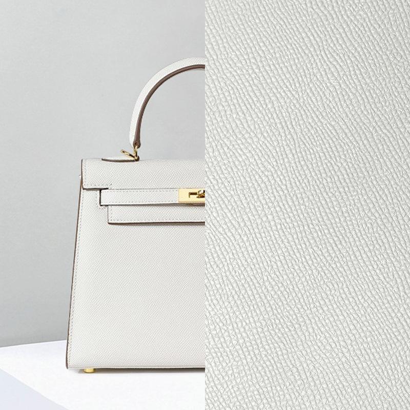 The Second Generation Kelly Bag Palm Pattern Cowhide Shoulder Bag Women's Leather Versatile Commuter Messenger Portable Kelly Bag