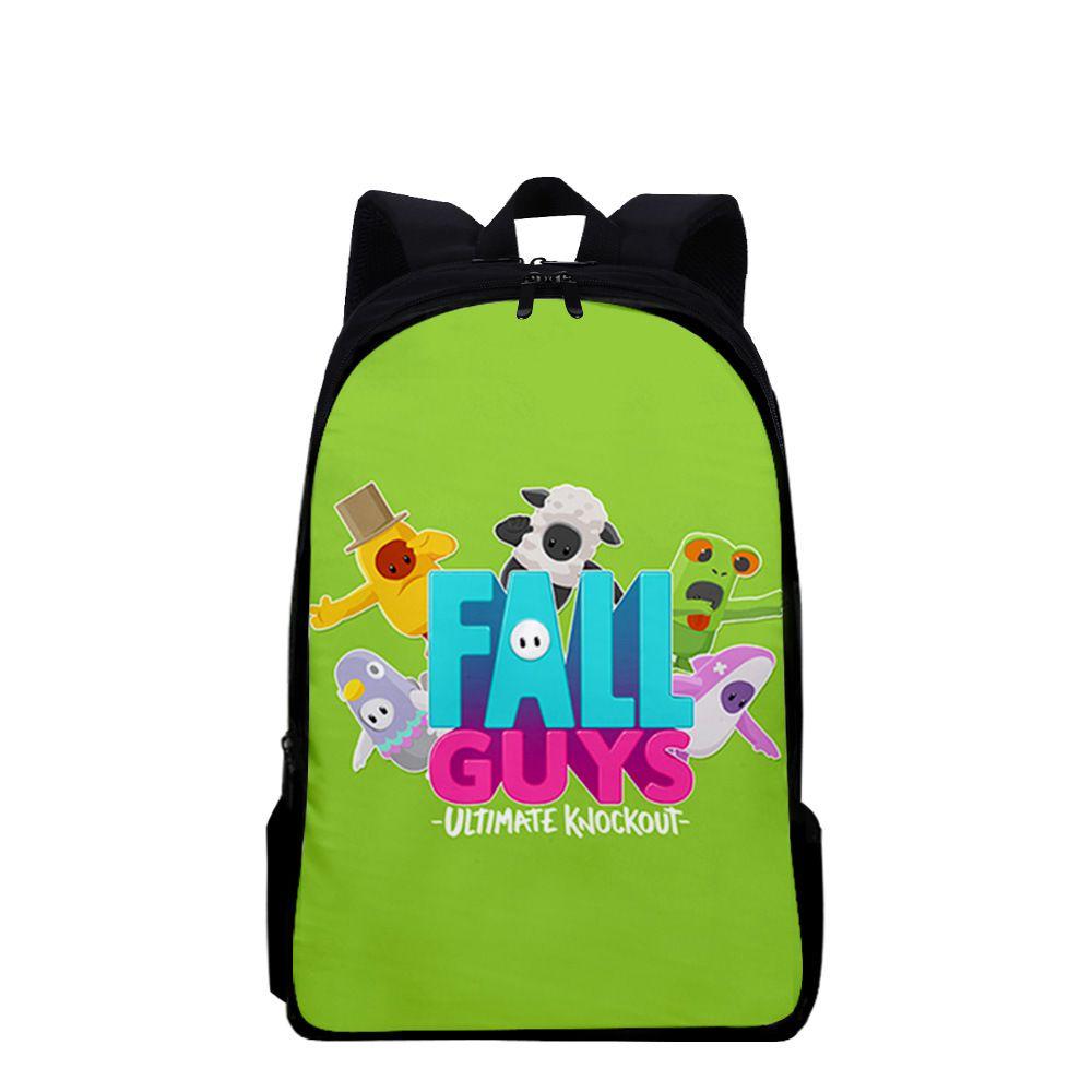 Fall Guys 3d Printed Backpack Perfect For Primary And Secondary School Students