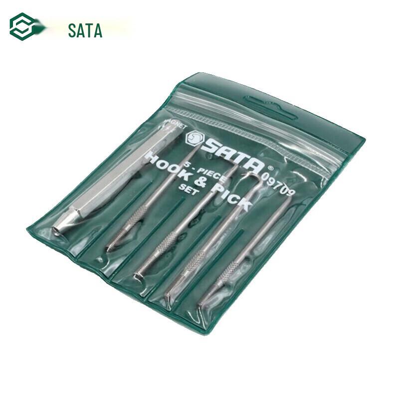 SATA 9709 5-Piece Seal Ring Pick Hook Set