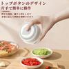 AnT Electric Food Chopper, Rechargeable Mini Food Processor, One-Touch Start, Type-C Charging, High-Capacity Battery, 3 Blades, Sharp Blades, for Garl