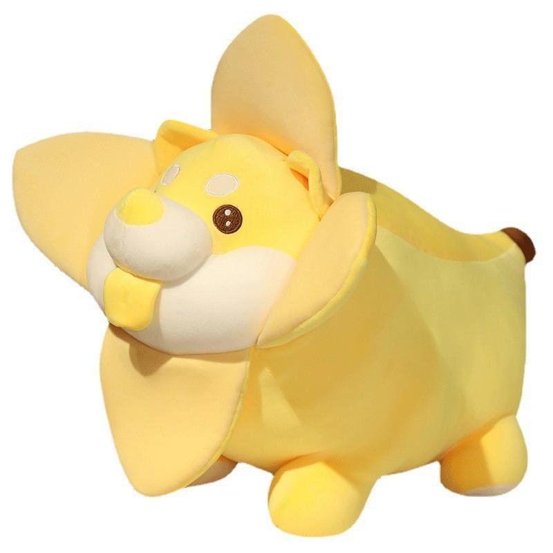 Banana Creative Dog Plush Cute Doll Multifunctional Cuddly Pillow Cushion And