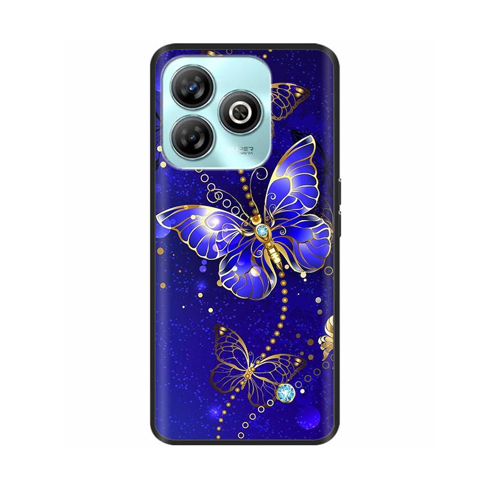 For ZTE Blade A75 4G Casing Phone Cases Cartoon Full Coverage Back Cover Soft Liquid Silicone Case For ZTE Blade A75 Cover A 75