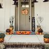 Floor Mat Halloween Pumpkin Imitation Cashmere Door Mat Thanksgiving Harvest Festival Bedside Blanket
