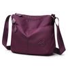 Women's Bag Large Capacity Multi-Zip Commuter Lightweight Shoulder Crossbody Bag