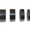 4 Peças Espaçadores de Headset de Fibra de Carbono 5/10/15/20mm de Espessura para Guidão de Bicicleta de 28,6mm