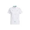 SS23 French Open Collection Logo Print Short Sleeve Polo Shirt Women Tops White HT6874