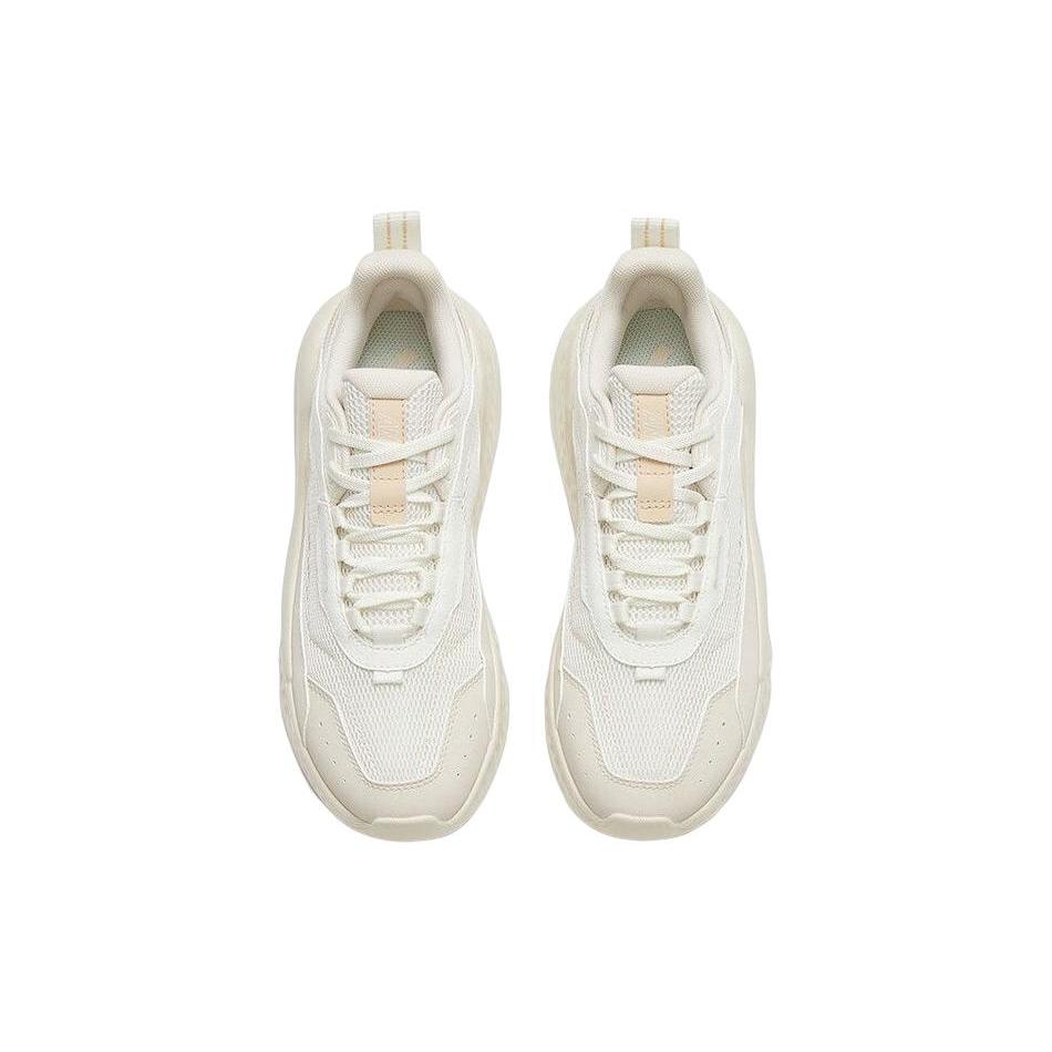 New Anta Uninhibited Anti Slip And Wear Resistant Lightweight Low Top Sports Casual Shoes Women's White Gray 922328823-2