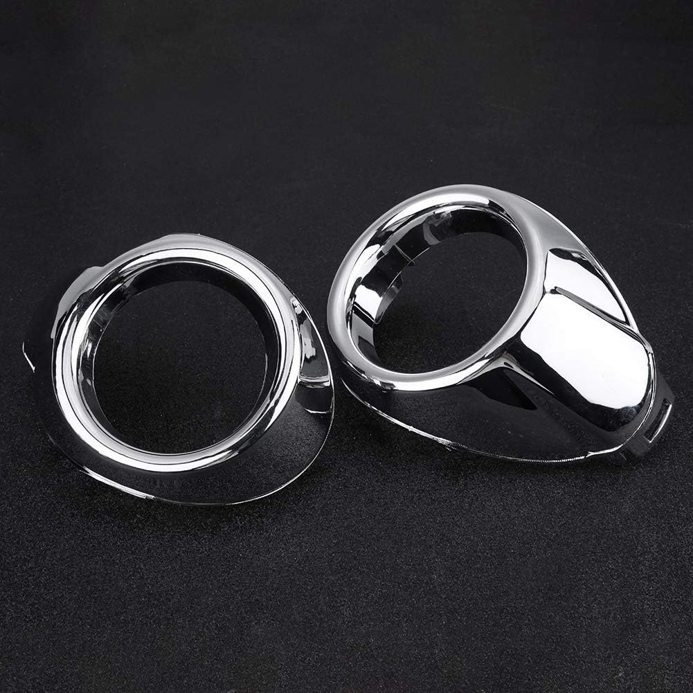 Nebelscheinwerferblende für Ford Focus 2012 2013 Paar Frontstoßstange Nebelscheinwerfer Zierring Halterung Chrom für Ford Focus 2012 2013 2014 2014