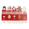 4pcs Christmas Candy Gift Box Chocolate Cookie Apple Packaging Box Santa Claus Bags Christmas Decorations for Home New Year 2025