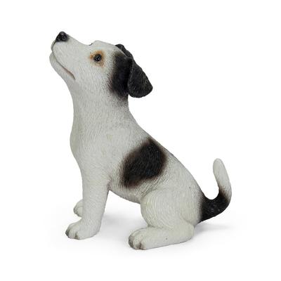 Ubia Czekaj Jack Russell Terrier x x cm Lalka Figurka Ozdoba Zwierzę Dekoracja Ogrodowa Pies H23154 (czarny) 4.5 3.5 5.8