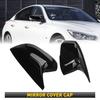 Mirror Cover Caps For Infiniti Q50 Q60 Q70 14-21 2020 M3 Style Side Gloss Black