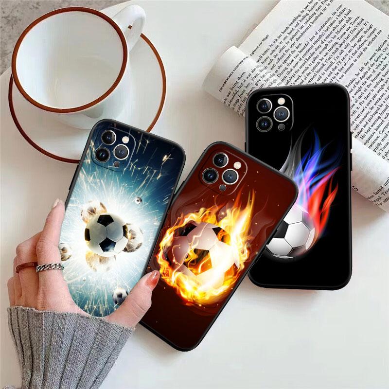 IK29 Football Soccer Phone Case for OPPO A40 A60 A80 A15 A16 A16K A12 A17 A17K A54 A54S A53 A53S A55 A56 A57 A98 F23