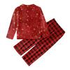 Christmas Prints Family Matching Long Sleeve Tops+Pants Set Family Matching Sets