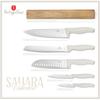 Set Of 5 Kitchen Knives With Blade Berlinger Haus Bh-2945 Sahara