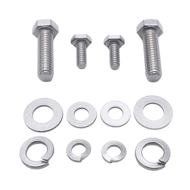 For Chevy Engine Bolts SBC Complete Kit For 265 283 305 327 350 400 L Engines Hex Set Stainless Small Block