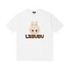 Labubu printed cartoon T-shirt short-sleeved casual men and women