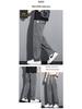 Men's Summer Tencel Jeans: Lightweight, Loose-Fit Straight-Leg Drawstring Sports Shorts, Trendy Workwear Casual Nine-Point Pants