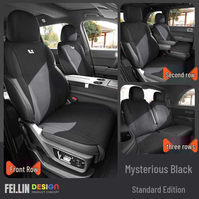 Ideal L8 Car Seat Cushion: Universal, Half-Surround, Suede, Suitable for Four to Six Seats, All-Season Use.