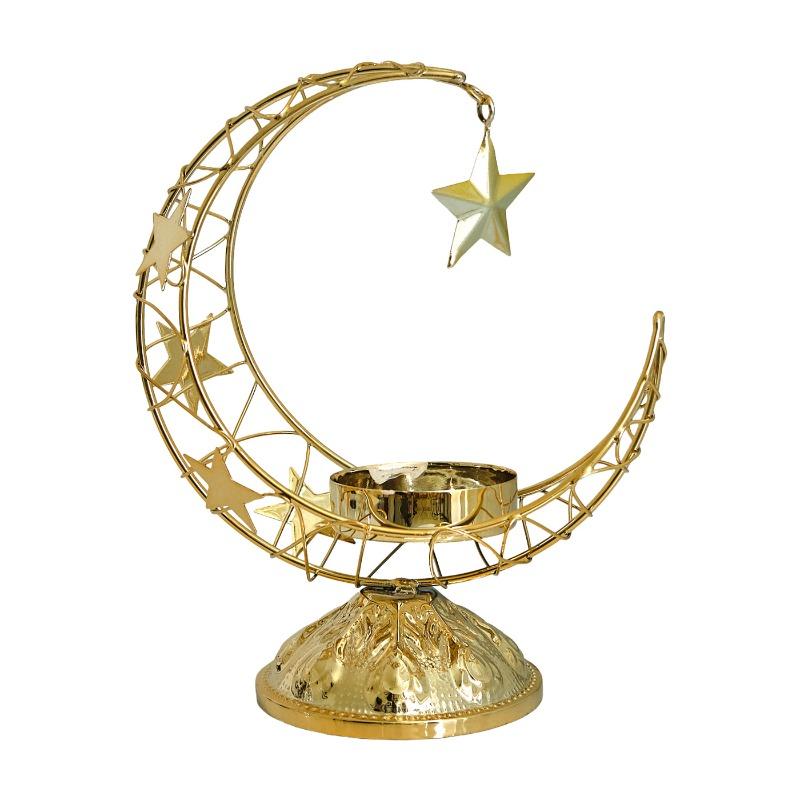 Crescent-shaped Metal Incense Burner, Golden Living Room Desktop Aroma Diffuser, Decorative Item