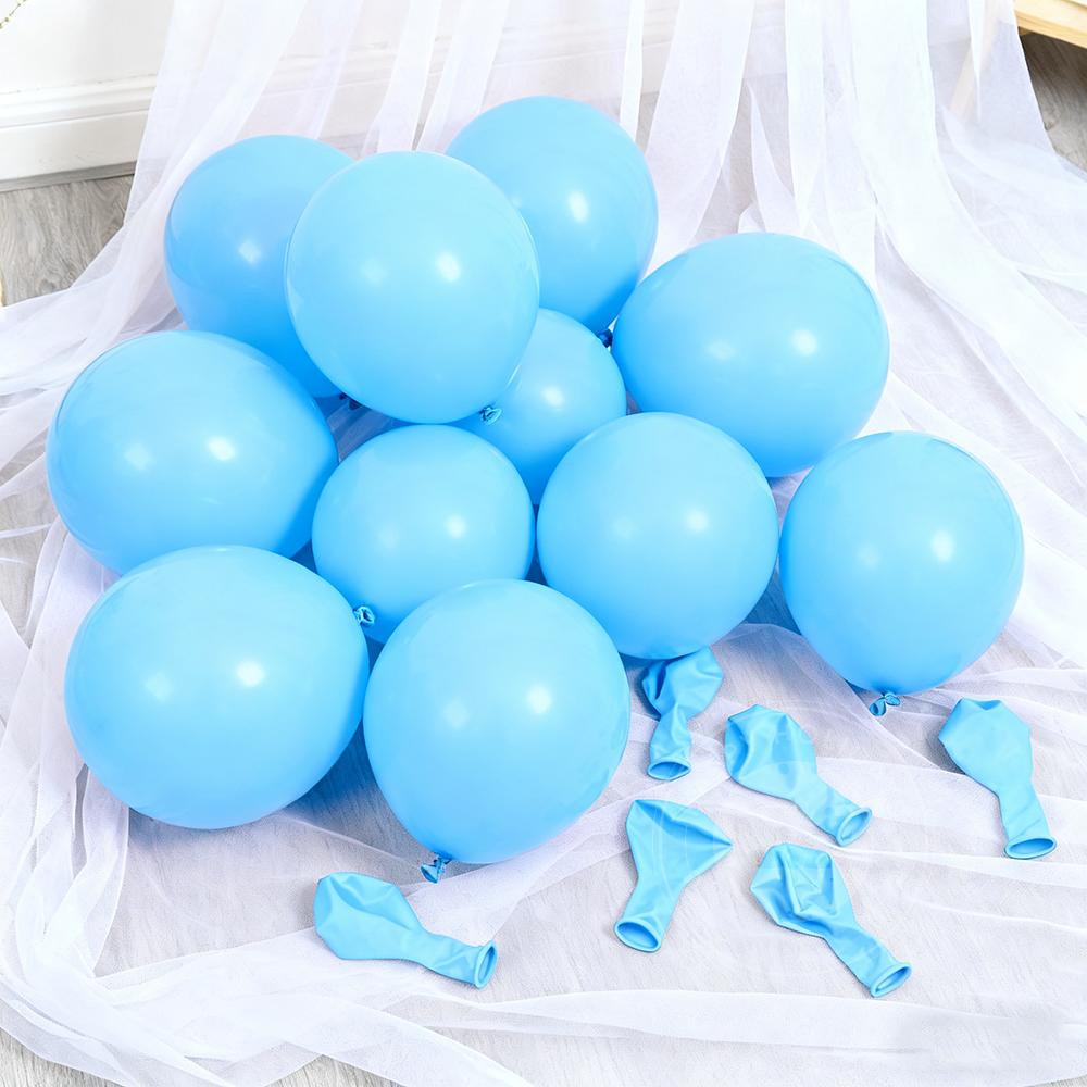 10/50/100pcs 10inch 12inch Latex Balloon White Pink Blue Helium Ball Wedding Adult Birthday Party Decoration Baby Shower Globos