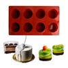 3D Silicone Mold 8 Holes Pudding Cupcake Art Cake Mould Baking Pastry Mousse Chocolate Mold Cake Tools