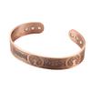Hot Selling Magnet Retro Bracelet with Life Tree Pattern Arrangement, Magnetic Men's Antique Copper Bracelet