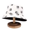 Shien Panda Pattern Print Bucket Hat Female Outdoor Travel Visor Double-Sided Can Be Worn