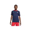 Dri-FIT Soccer Polo Paris Saint-Germain Moisture-Wicking Comfortable Short Sleeve Polo Men Tops Midnight-Navy FZ7245-410