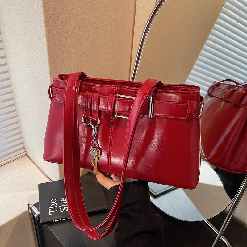 Tasche Damen Weiches Leder Schulterhandtasche Mode Tasche