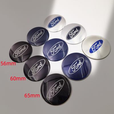 AAANX1 4pcs 56/60/65mm Car Wheel Center Hub Cap Badge Logo Car Exterior Decorative Wheel Hub Center Cap Car Emblem Badge Sticker