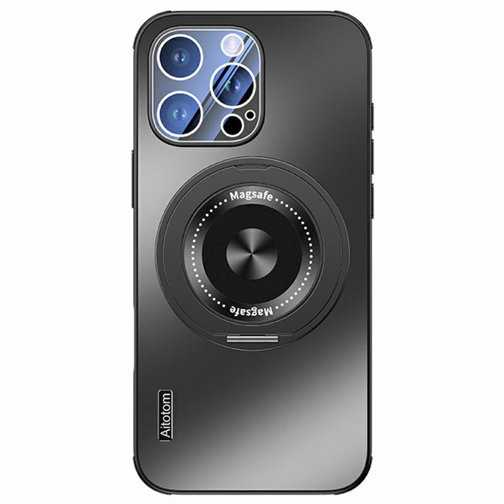 

Чохол для iPhone 14 Pro Max, сумісний із підставкою MagSafe, тепловідвідна кришка для телефону TPU+PC Black