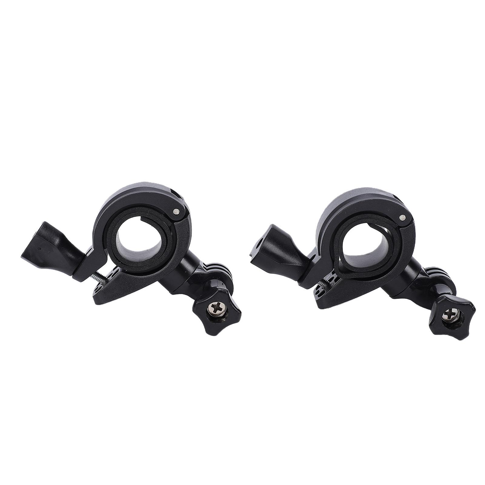2pcs 360 Degree Rotation Bike Handlebar Holder Bike Rack Adjuster for Action Camera